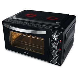 Mini orkaitė Stollar, 40 L, 3100 W, juoda
