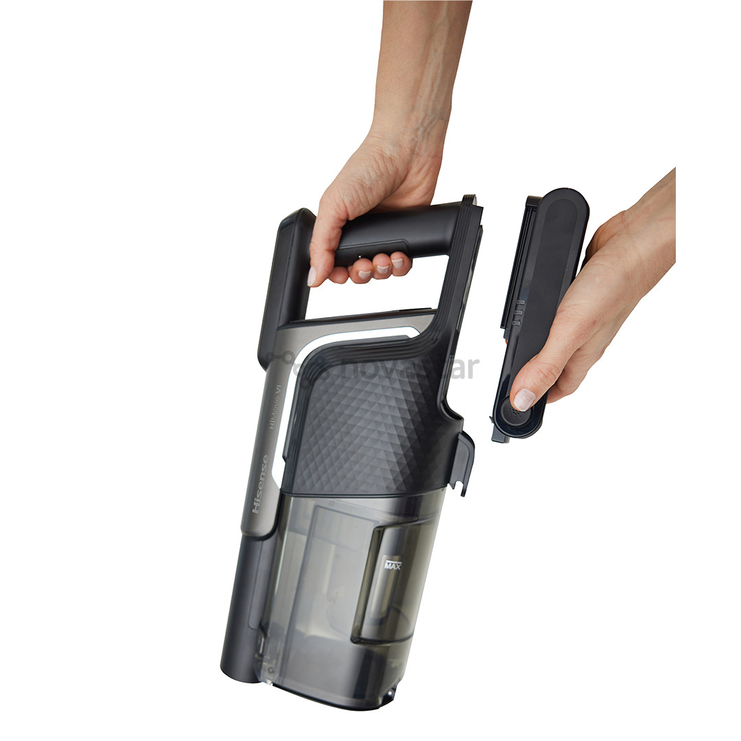 Belaidis dulkių siurblys  Hisense Hi Move VI, 330 W, pilkas