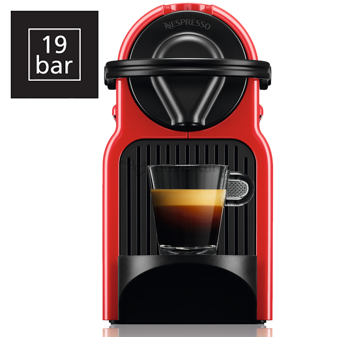 Krups Nespresso Inissia, красный - Капсульная кофеварка