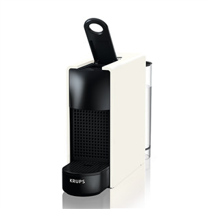 Kapsulinis kavos aparatas + Aeroccino pieno plakiklis, Krups Nespresso Essenza Mini, baltas