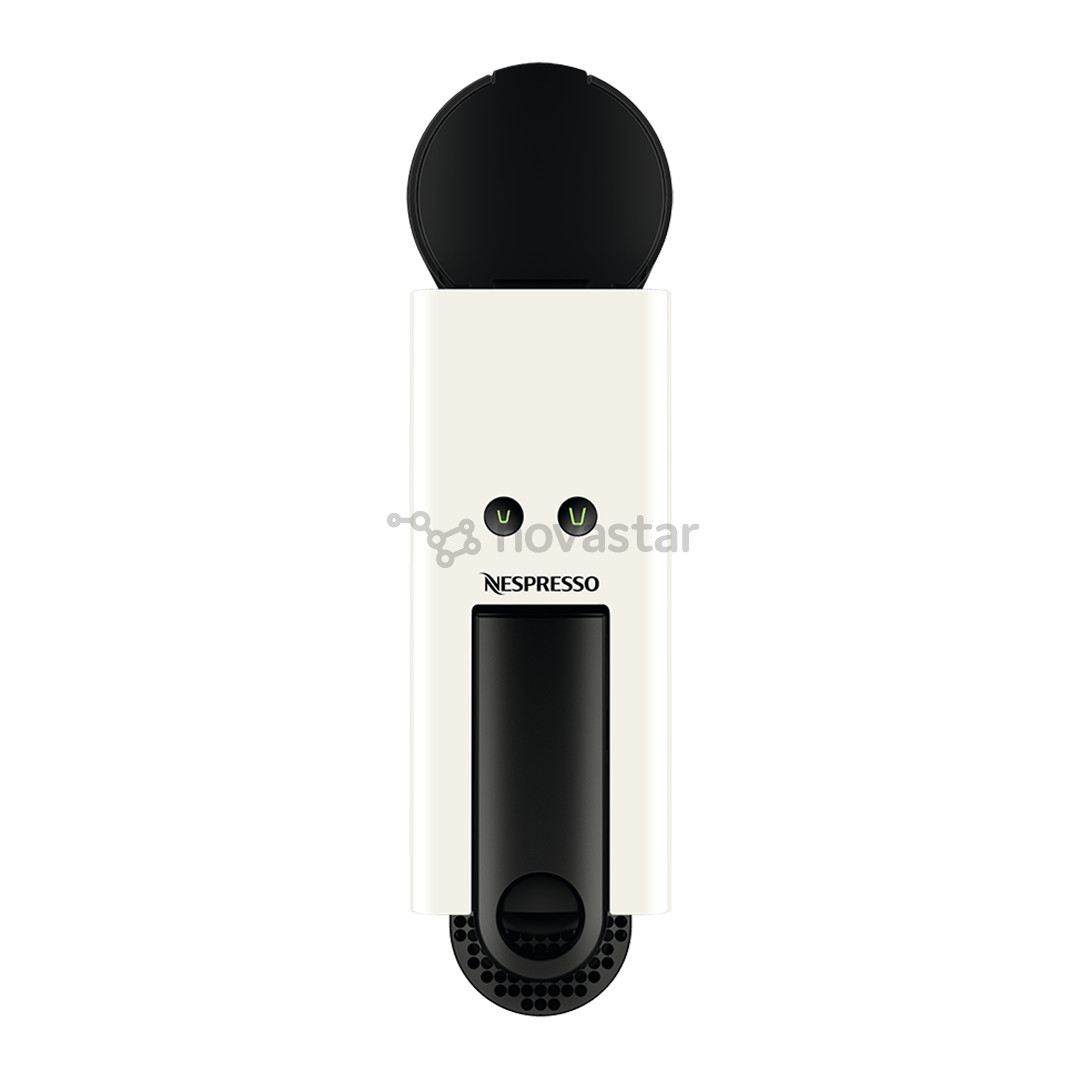 Kapsulinis kavos aparatas + Aeroccino pieno plakiklis, Krups Nespresso Essenza Mini, baltas