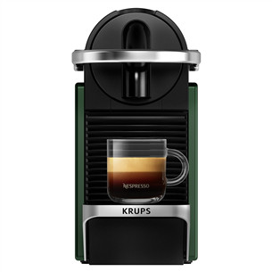 Kapsulinis kavos aparatas Krups Nespresso Pixie Redesign, tamsiai žalias