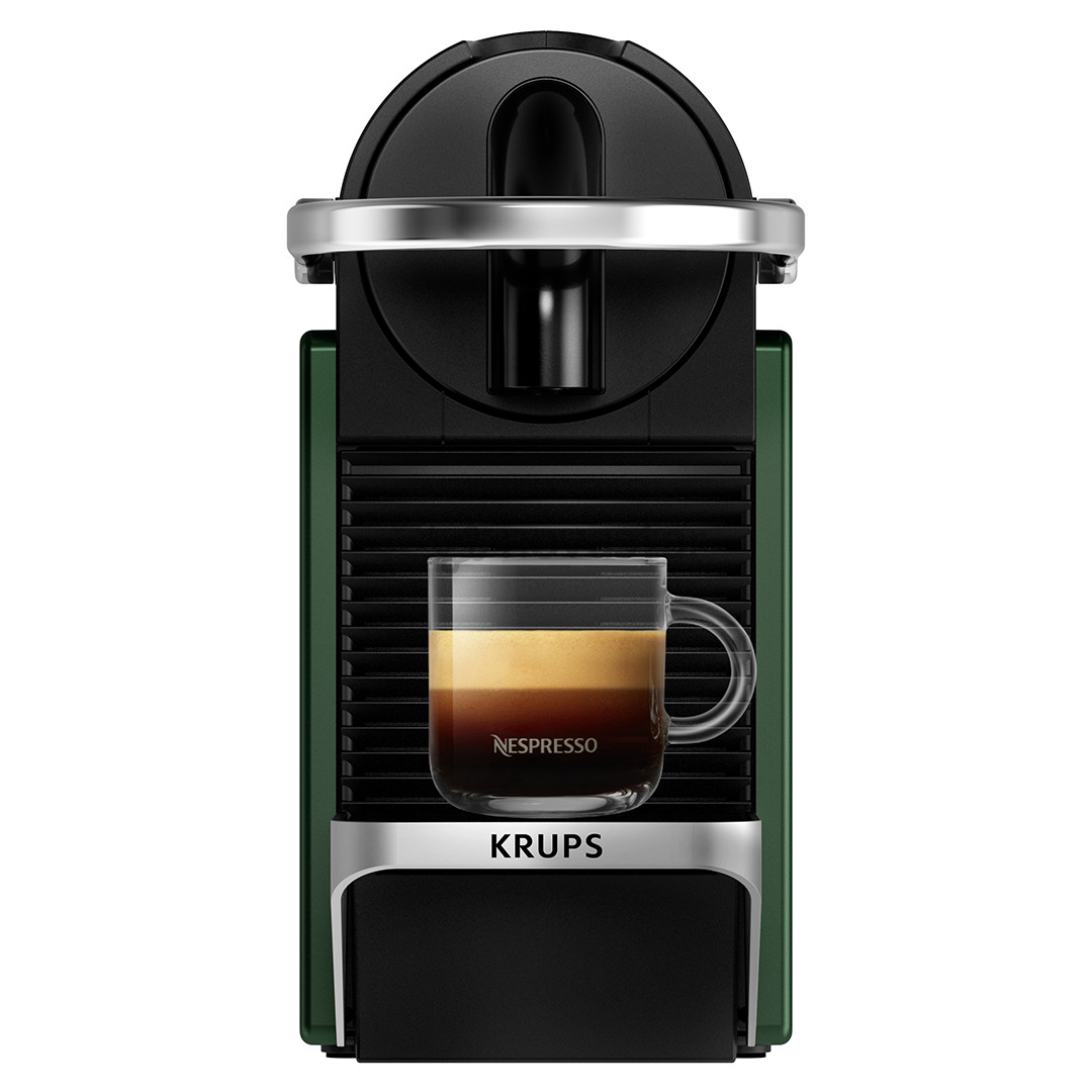 Kapsulinis kavos aparatas Krups Nespresso Pixie Redesign, tamsiai žalias