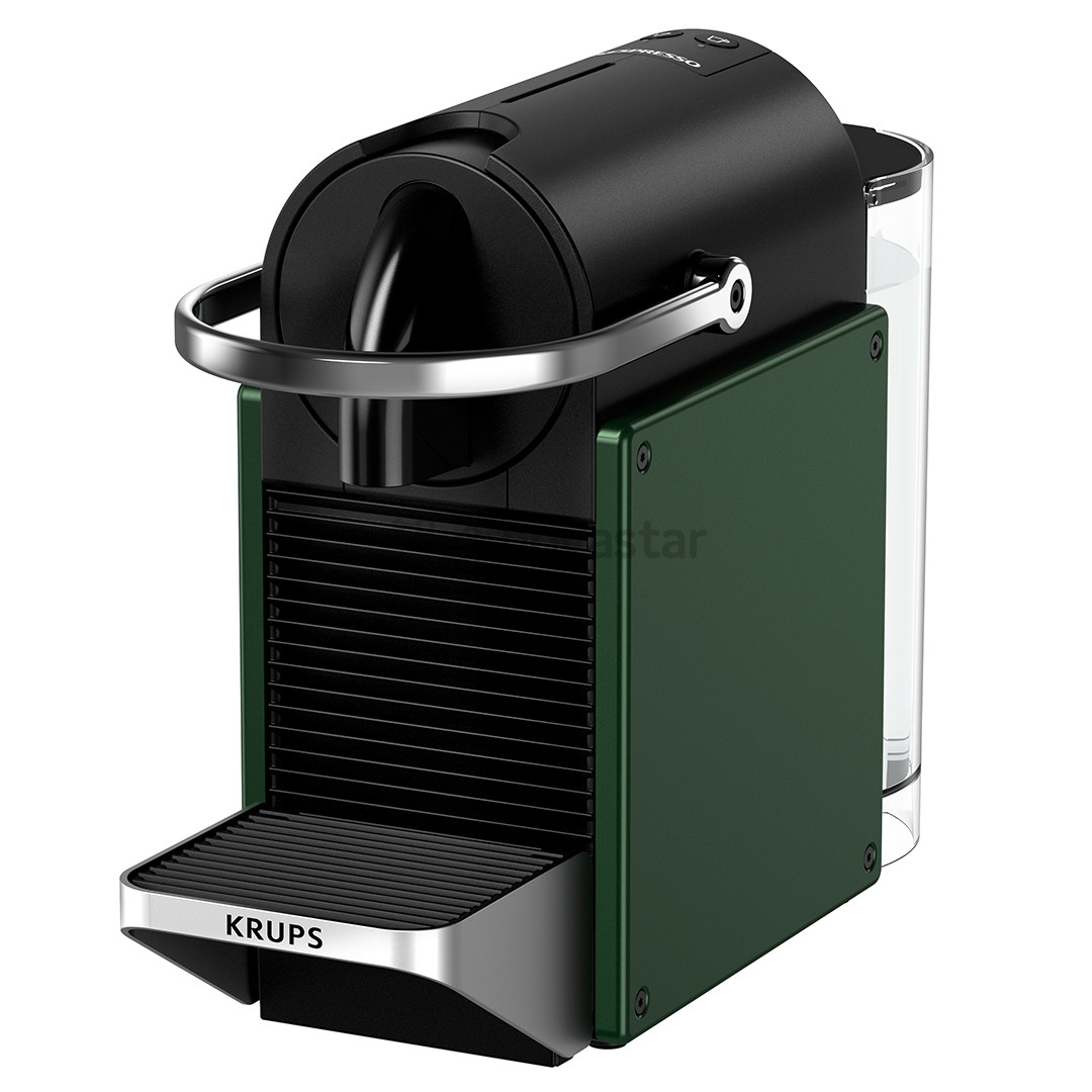 Kapsulinis kavos aparatas Krups Nespresso Pixie Redesign, tamsiai žalias