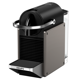 Krups Nespresso Pixie Redesign, titan - Capsule coffee machine