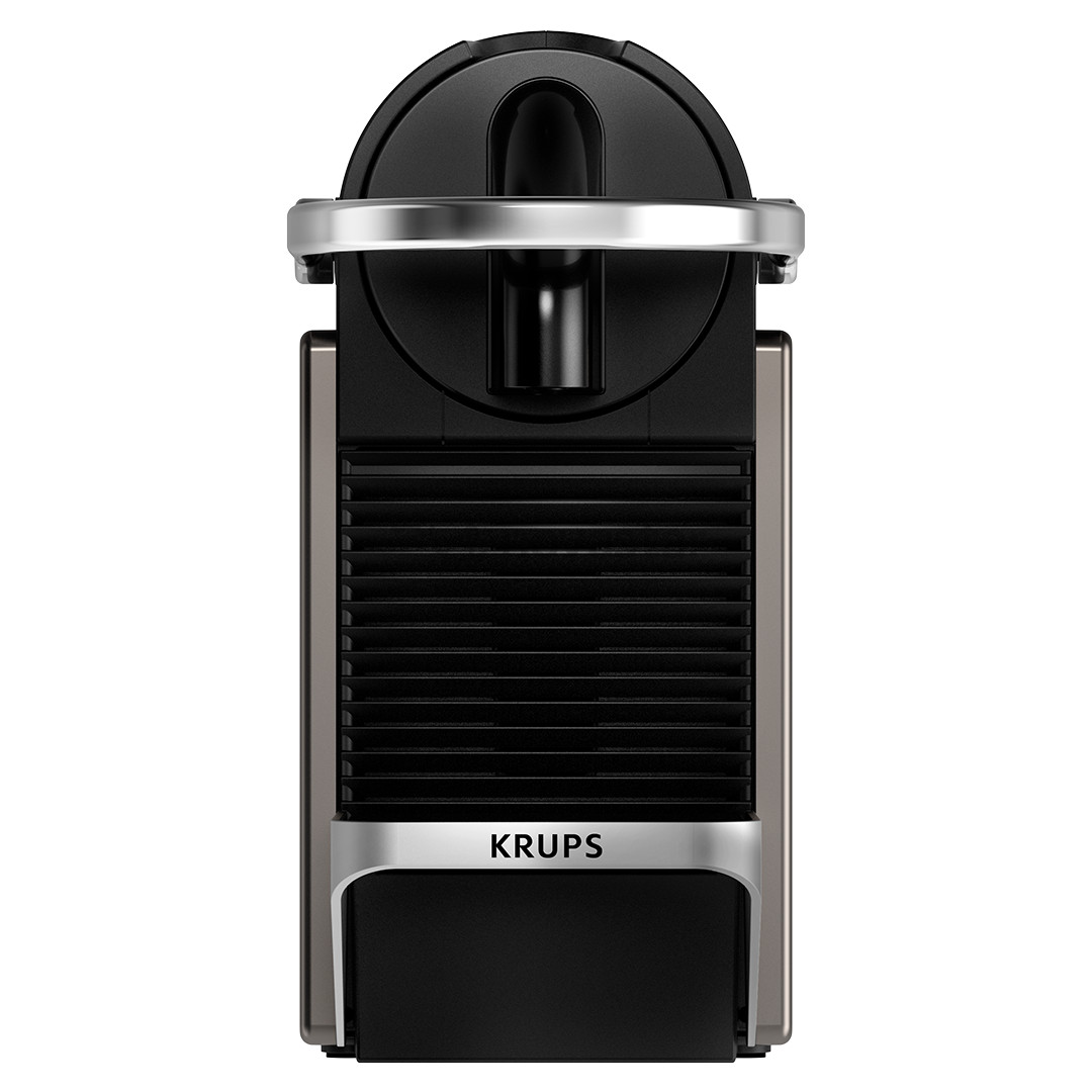 Kapsulinis kavos aparatas Krups Nespresso Pixie Redesign, titano spalvos