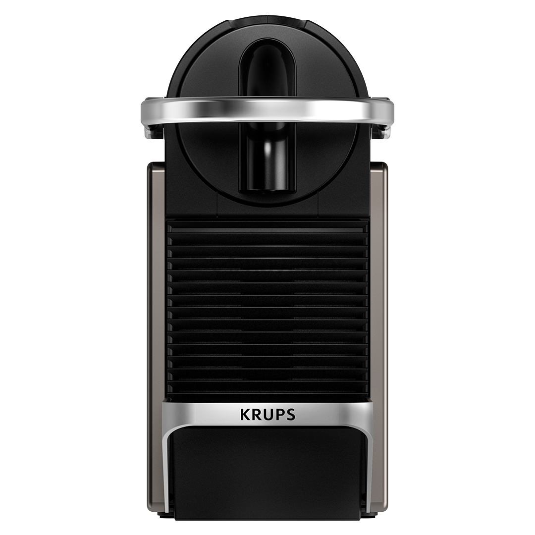 Krups Nespresso Pixie Redesign, titan - Capsule coffee machine