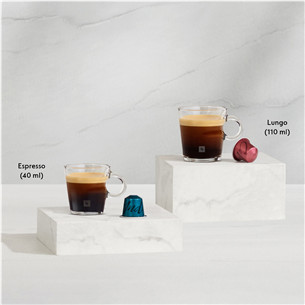 Kapsulinis kavos aparatas Krups Nespresso Pixie Redesign, titano spalvos