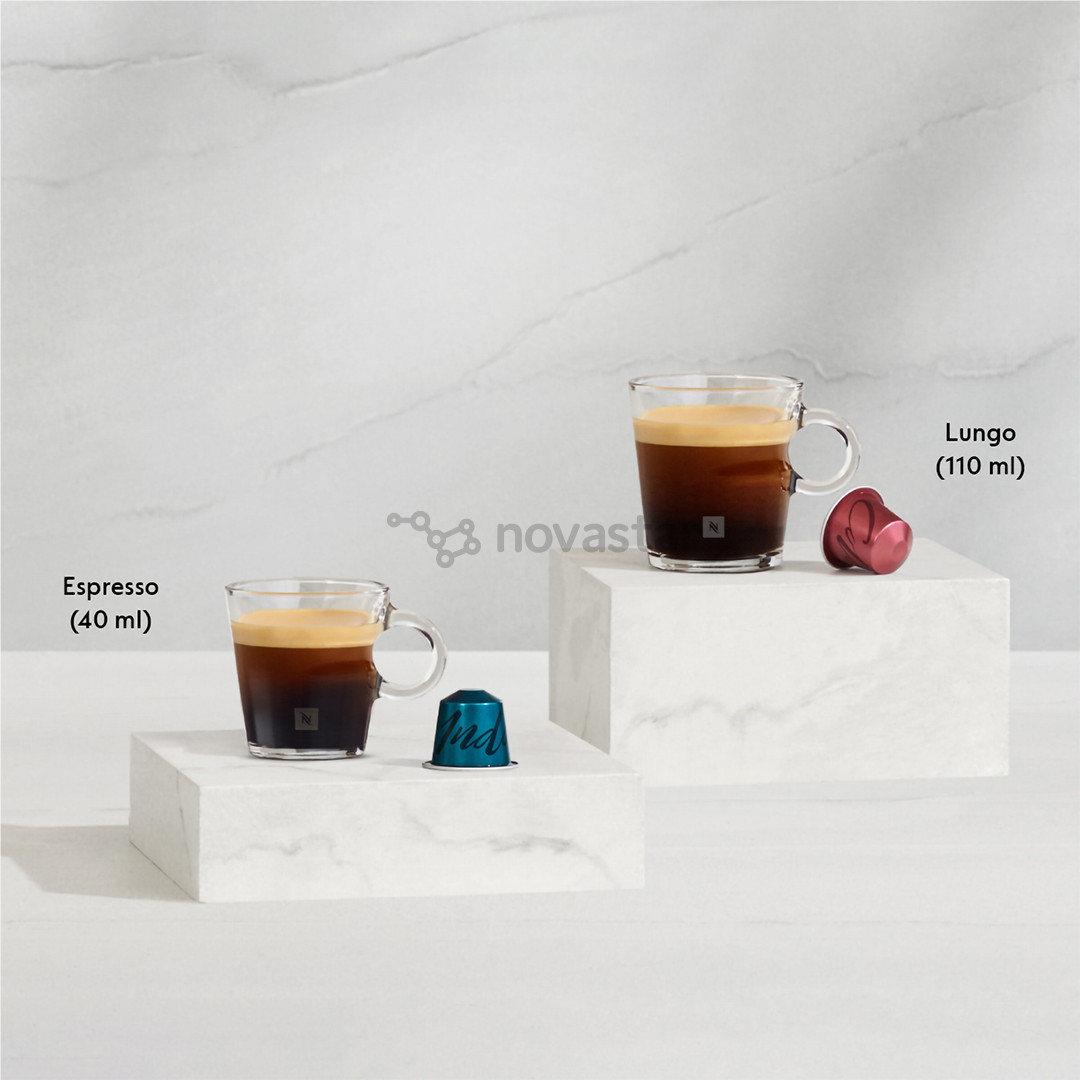 Kapsulinis kavos aparatas Krups Nespresso Pixie Redesign, titano spalvos