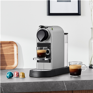 Krups Nespresso Citiz, silver - Capsule coffee machine
