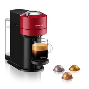 Krups Nespresso Vertuo Next, красный - Капсульная кофеварка