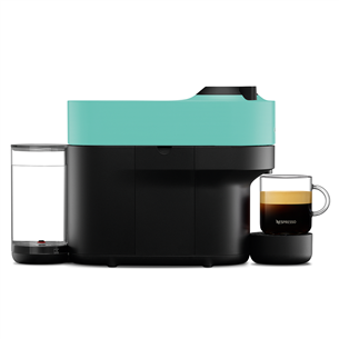 Kapsulinis kavos aparatas Krups Nespresso Vertuo Pop, žalsvas