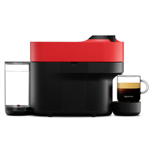 Kapsulinis kavos aparatas Krups Nespresso Vertuo Pop, raudonas