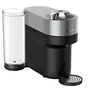 Kapsulinis kavos aparatas Krups Nespresso Vertuo Pop+, titano spalvos