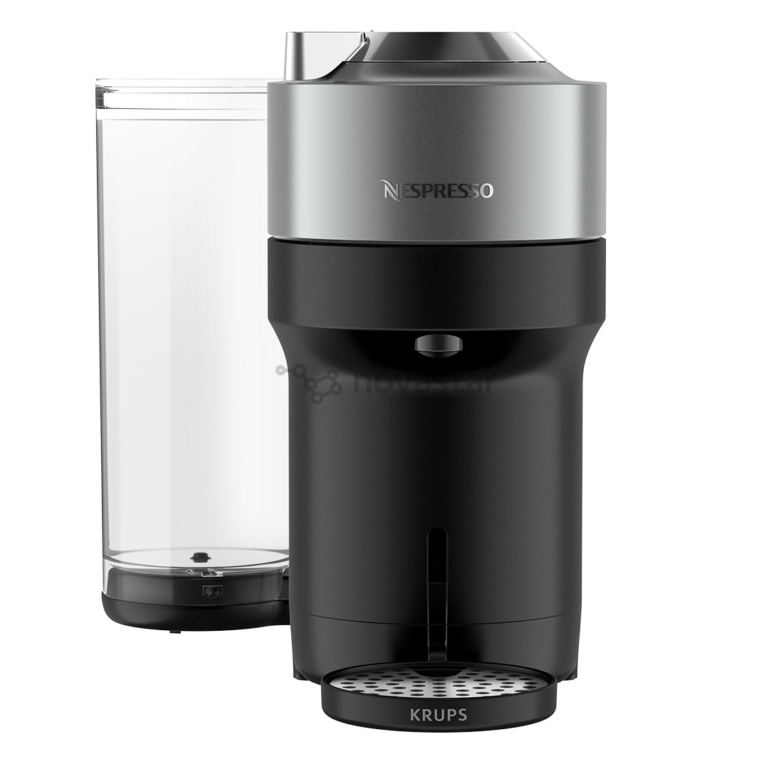 Kapsulinis kavos aparatas Krups Nespresso Vertuo Pop+, titano spalvos