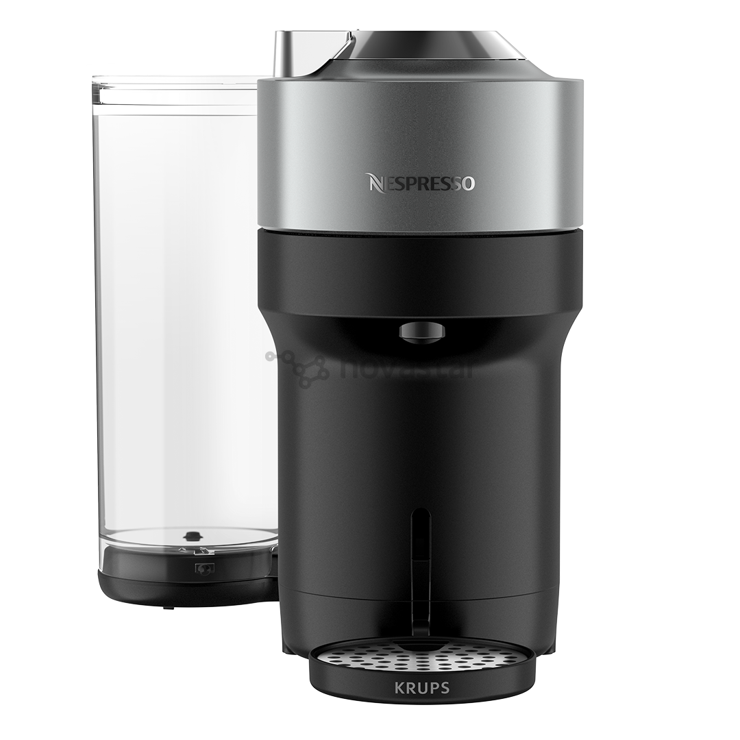 Kapsulinis kavos aparatas Krups Nespresso Vertuo Pop+, titano spalvos