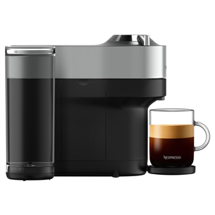 Kapsulinis kavos aparatas Krups Nespresso Vertuo Pop+, titano spalvos