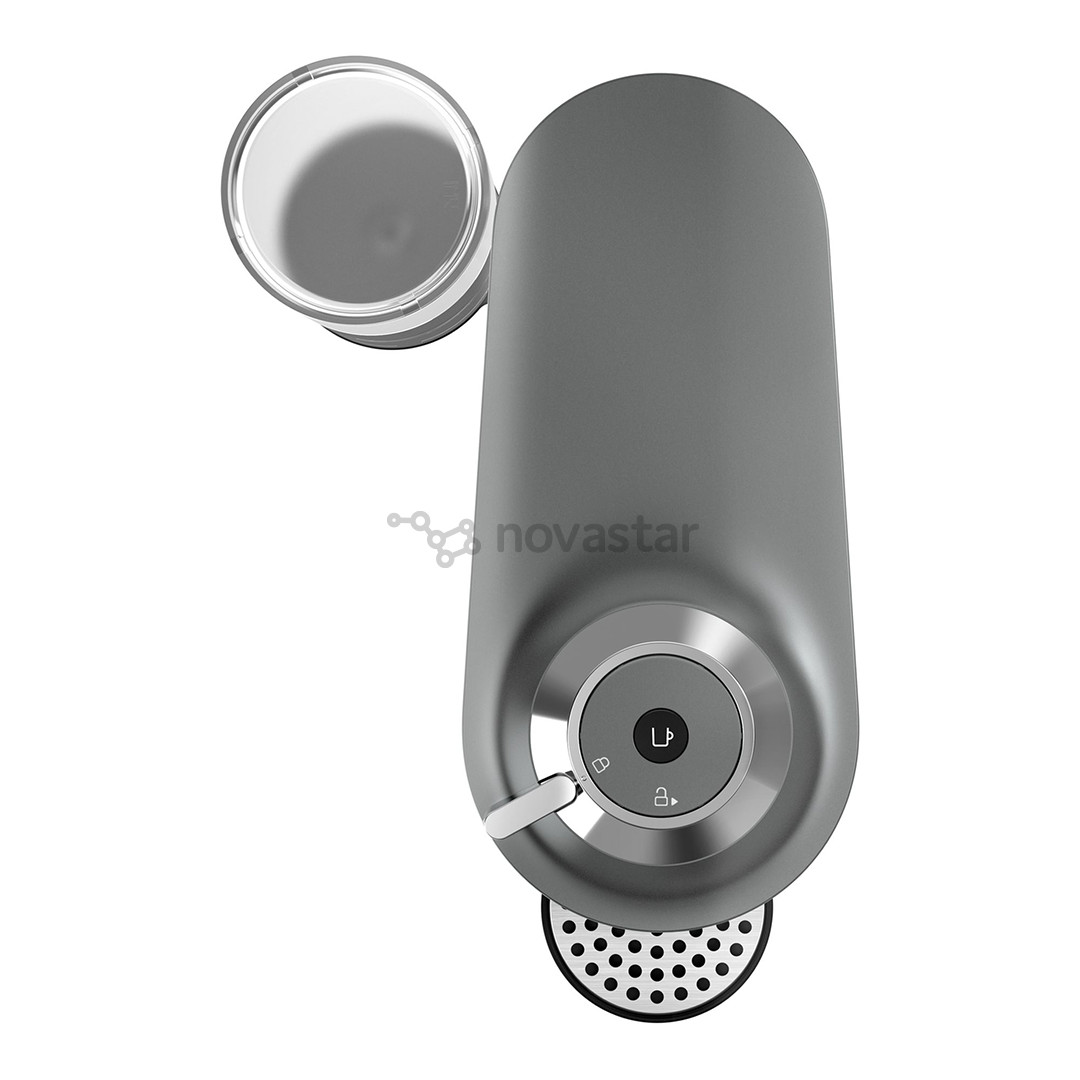 Kapsulinis kavos aparatas Krups Nespresso Vertuo Pop+, titano spalvos