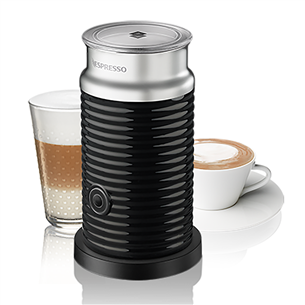 Kapsulinis kavos aparatas + Aeroccino pieno plakiklis, Krups Nespresso Essenza Mini, baltas
