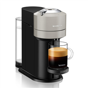 Krups Nespresso Vertuo Next, grey - Capsule coffee machine XN910B10