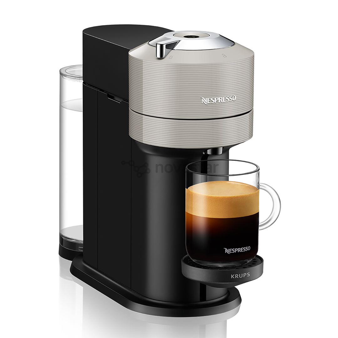 Kapsulinis kavos aparatas Krups Nespresso Vertuo Next, pilkas