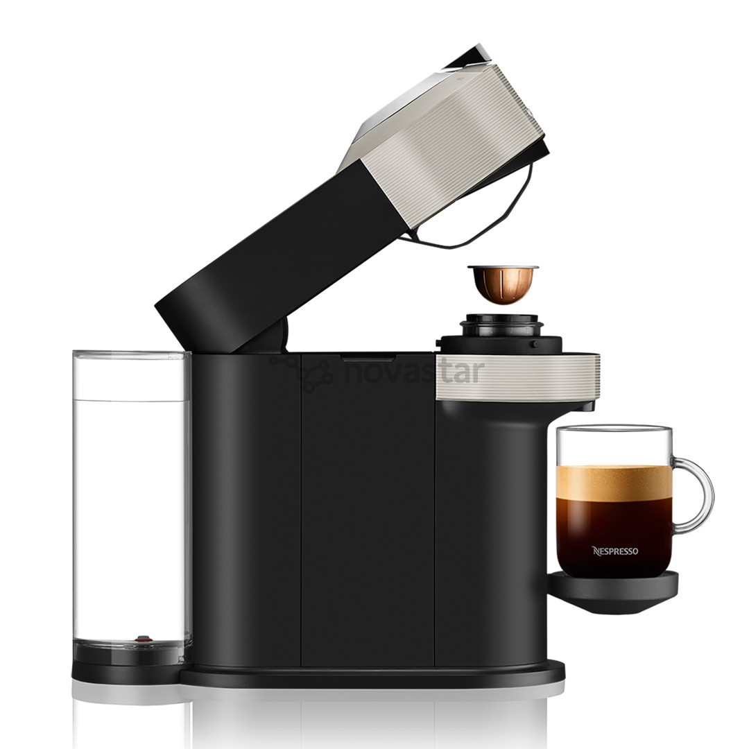 Kapsulinis kavos aparatas Krups Nespresso Vertuo Next, pilkas