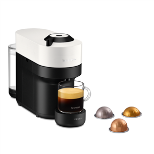 Krups Nespresso Vertuo Pop, белый - Капсульная кофеварка