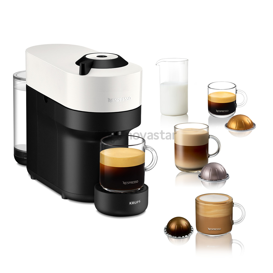 Krups Nespresso Vertuo Pop, белый - Капсульная кофеварка