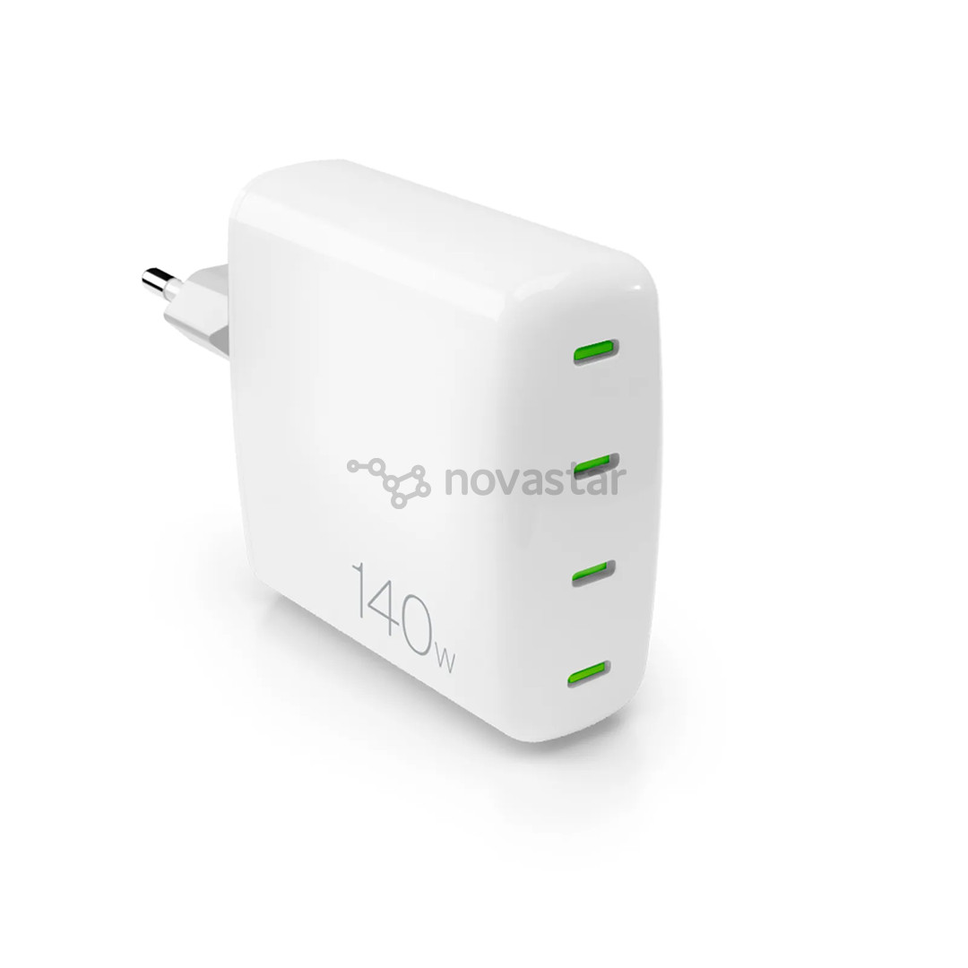Įkroviklis Puro MiniPro Gan Wall Charger, 140 W, baltas