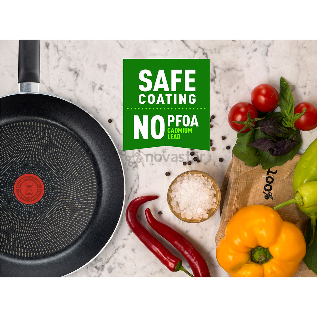 Tefal One pick pot pan, 24 см, черный - Глубокая сковорода