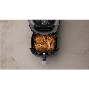 Oro gruzdintuvė Philips 3000 Series, 4.2 L, 1400 W, juoda