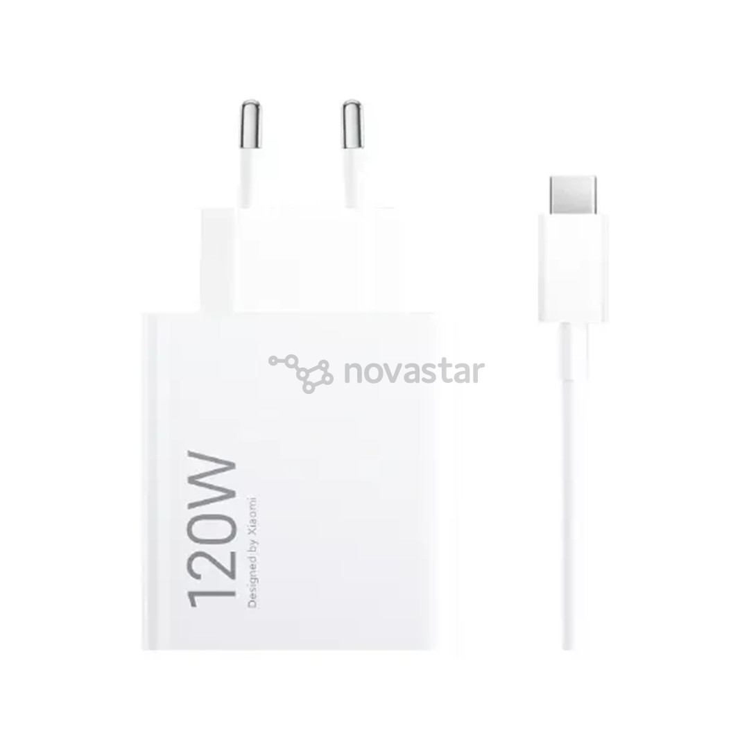 Xiaomi HyperCharge Combo, USB-A, 120 W, baltas - Įkroviklis