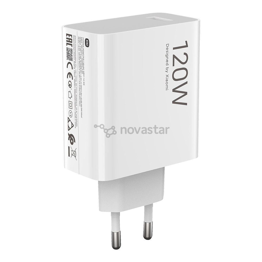 Xiaomi HyperCharge Combo, USB-A, 120 W, baltas - Įkroviklis