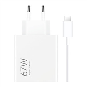 Xiaomi HyperCharge Combo, USB-A, 67 W, baltas - Įkroviklis BHR9465EU