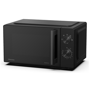 Mikrobangų krosnelė Hisense, 20 L, 700 W, juoda