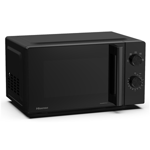 Mikrobangų krosnelė Hisense, 20 L, 700 W, juoda