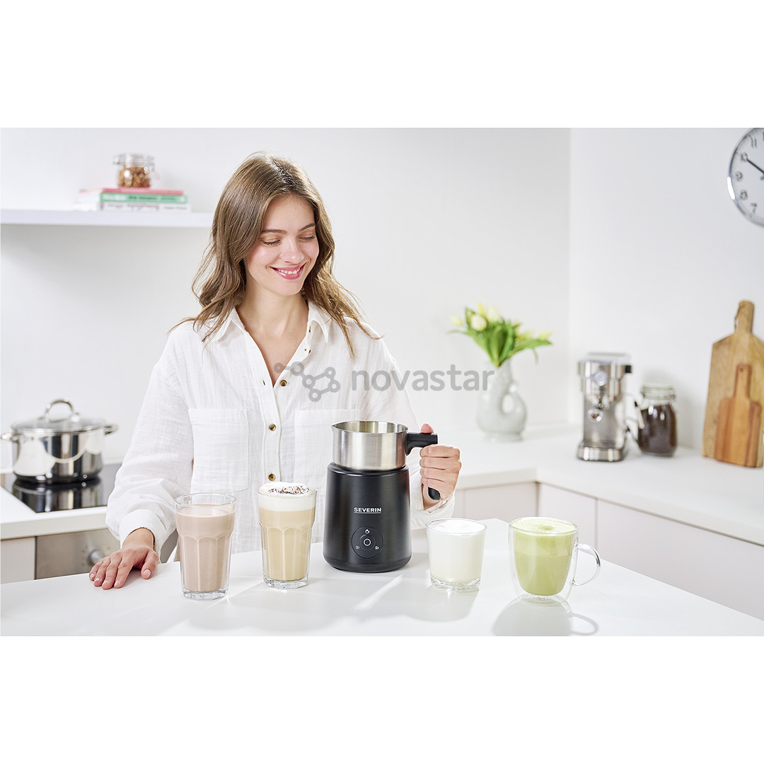 Pieno plakiklis Severin Spuma Lite, 0.4 L, juodas