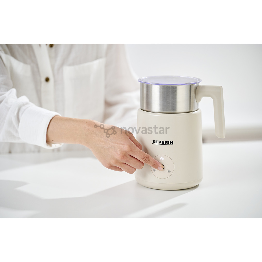 Severin Spuma Lite, 0.4 L, beige - Induction milk frother