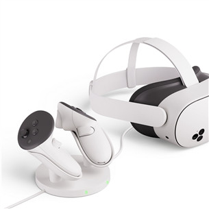 Įkrovimo stotelė Meta Quest Compact Charging Dock, Quest 3/3S, baltas