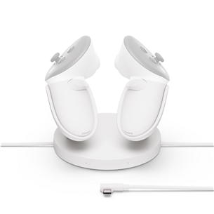 VR akinių priedas Meta Quest Compact Charging Dock, Quest 3/3S, baltas