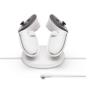 Įkrovimo stotelė Meta Quest Compact Charging Dock, Quest 3/3S, baltas