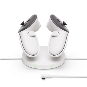 VR akinių priedas Meta Quest Compact Charging Dock, Quest 3/3S, baltas