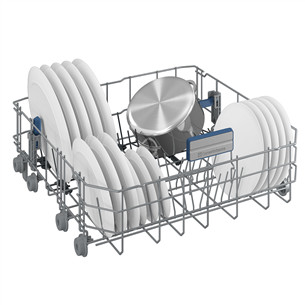 Įmontuojama indaplovė Beko, 15 komplektų talpa, plotis 59,8 cm