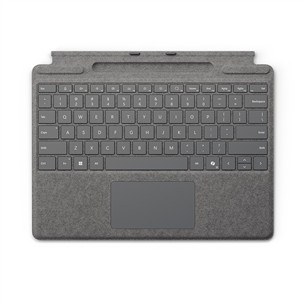Microsoft Surface Pro 11 Keyboard ENG, platinos spalva - Klaviatūra 8XA-0026