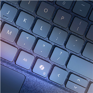 Microsoft Surface Pro 11 Keyboard ENG, platinos spalva - Klaviatūra