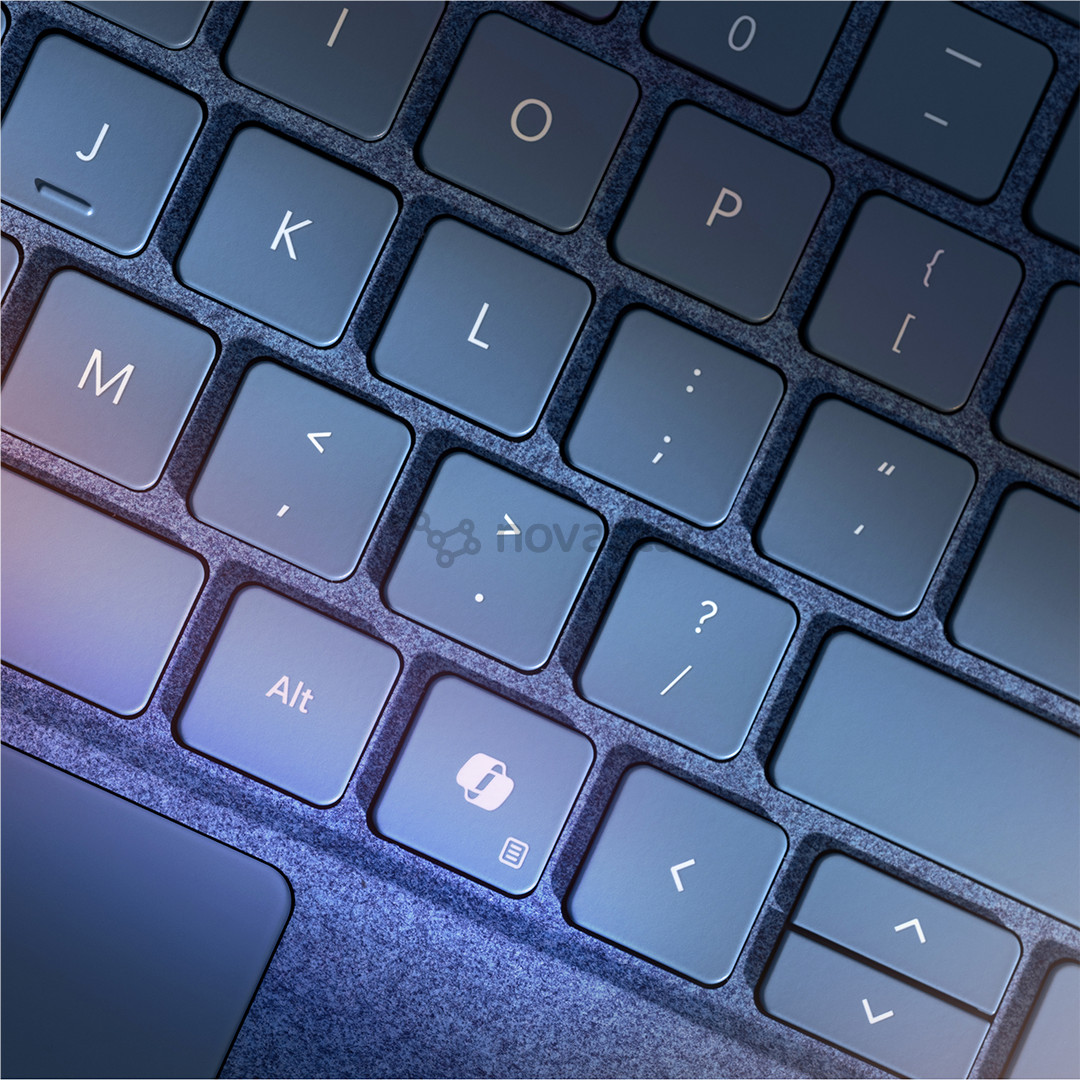 Microsoft Surface Pro 11 Keyboard ENG, platinos spalva - Klaviatūra