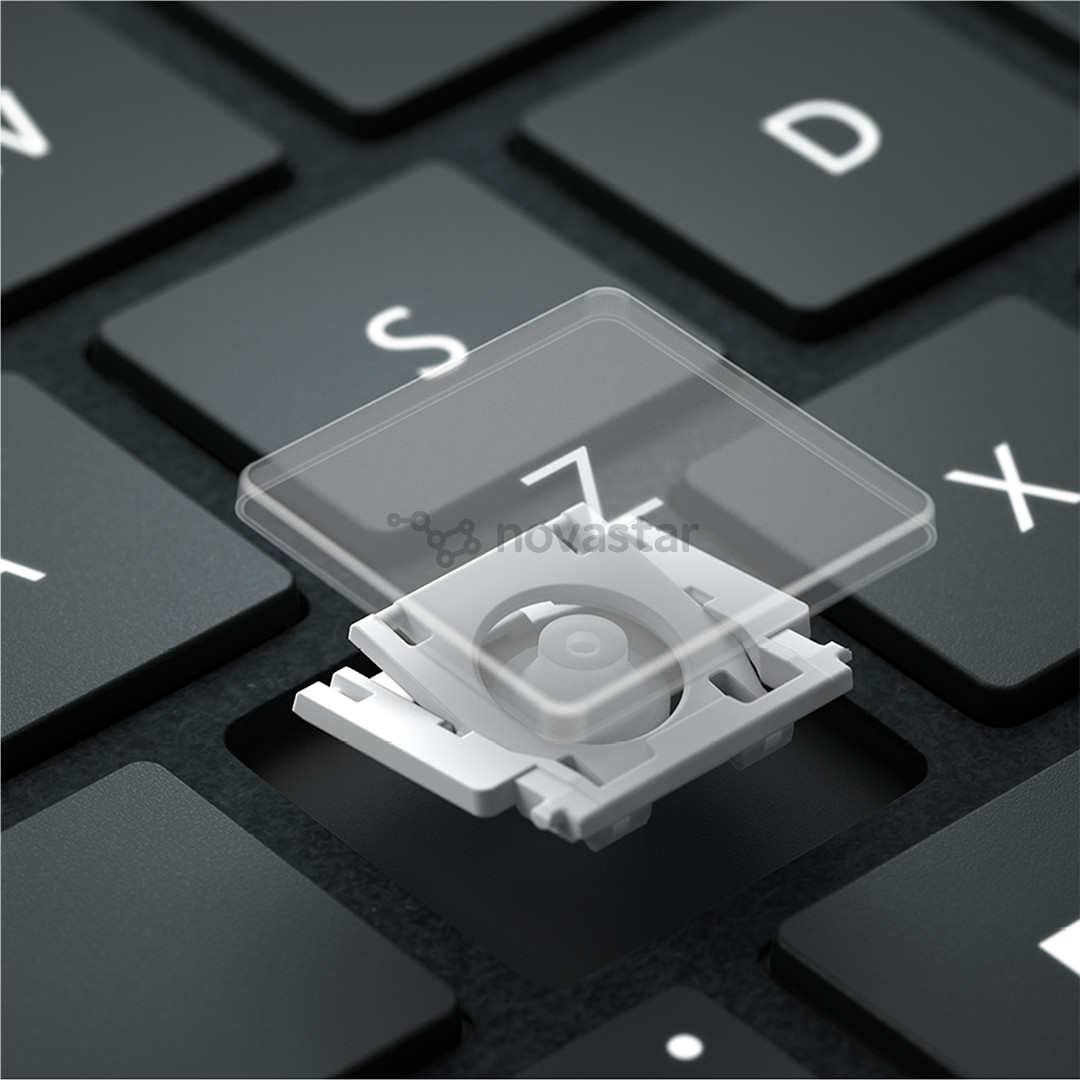 Microsoft Surface Pro 11 Keyboard ENG, platinos spalva - Klaviatūra