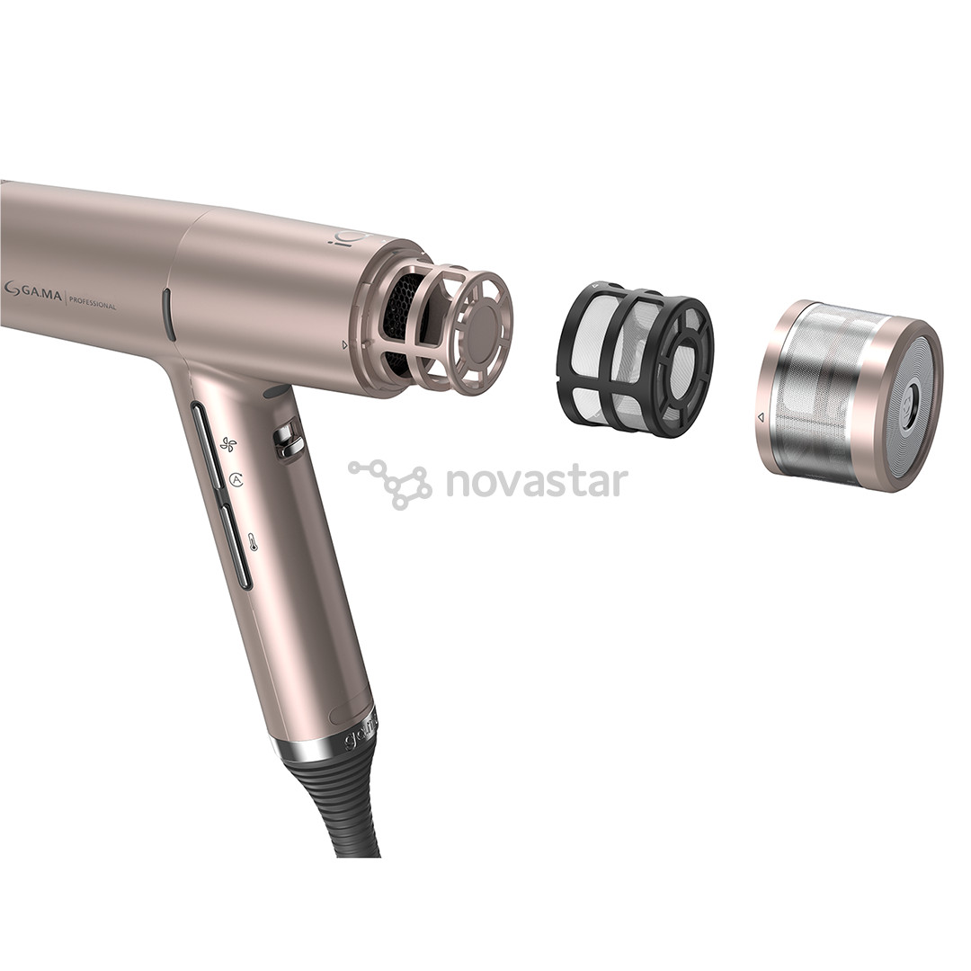 GA.MA IQ1 Perfetto, 1600 Вт, розовое золото - Фен