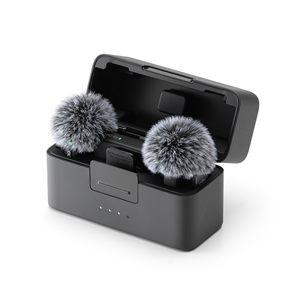 Dji Mic Mini, 2 TX + 1 RX + Charging Case, black - Wireless microphone