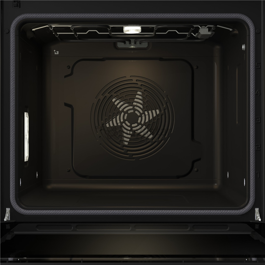 Hisense, 77 L, pyrolytic cleaning, black - Built-in oven